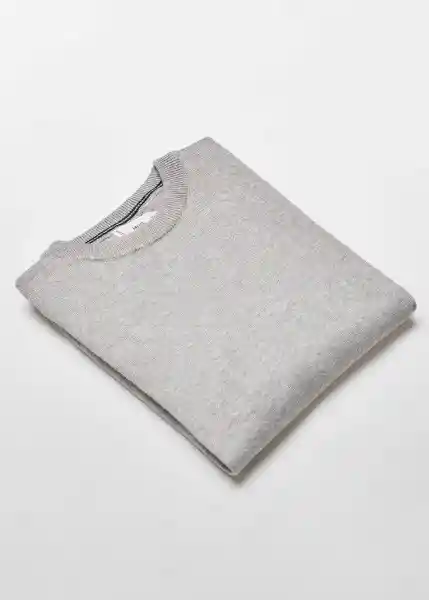 Jersey Hugo5 Gris Medio Vigoré Talla 08 Niños Mango