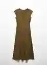 Vestido Dica Khaki Talla XL Mujer Mango