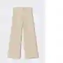 Pantalón Marinet Beige Talla 19 Teen Niñas Mango