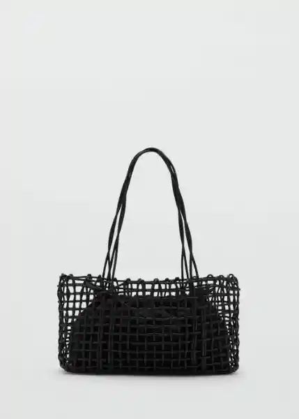 Bolso P Espa Negro Talla 99 Mujer Mango