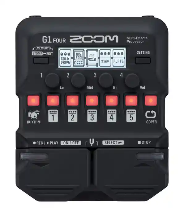 Zoom Procesador de Efectos G1 Four 120 gl