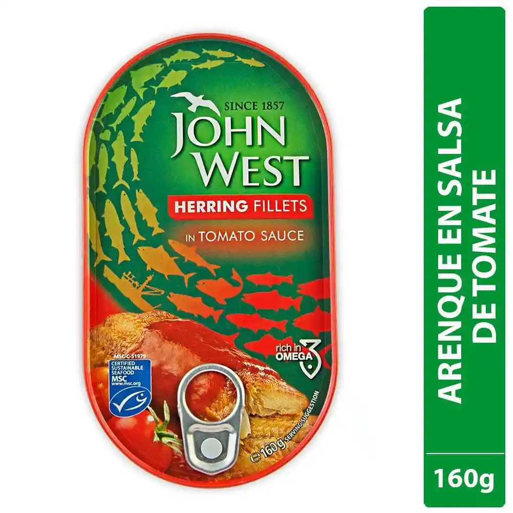 John West Filetes de Arenque en Salsa de Tomate