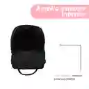 Maleta Escolar Rectangular Con Asa Negro Serie Miniso