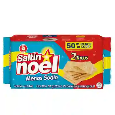 Saltin galletas menos sodio x 2 tacos x 200 gramos