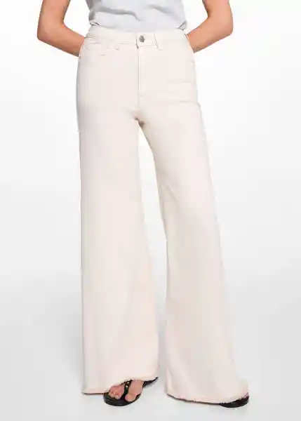 Jean Widex Beige Talla 22 Niñas Mango