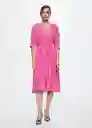 Vestido Dame-W Fucsia Talla M Mujer Mango