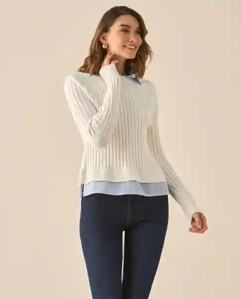 Tejido Crudo Luna Claro Talla M 669G202 Esprit