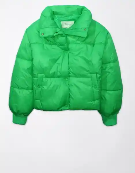 Chaqueta Mujer Verde Talla: Small American Eagle