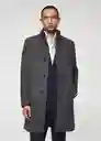 Abrigo Funnel Gris Talla XXL Hombre Mango