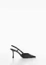 Zapatos Loan Negro Talla 41 Mujer Mango