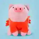 Peluche Con Disfraz de Cangrejo 12In Mini Family Miniso