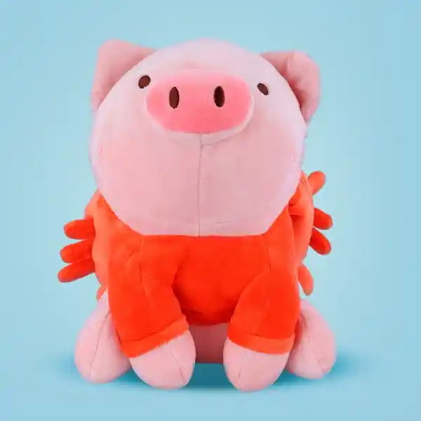 Peluche Con Disfraz de Cangrejo 12In Mini Family Miniso
