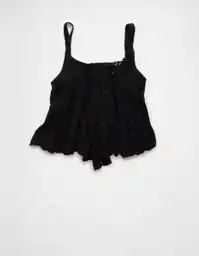 Suéter Tejido Mujer Negro Talla Medium 1514064 American Eagle