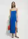 Vestido Asun2 Azul Talla XS Mujer Mango