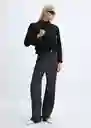 Chaqueta Blush Negro Talla M Mujer Mango