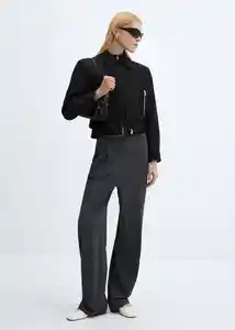 Chaqueta Blush Negro Talla M Mujer Mango