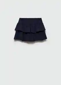 Falda Sindy Navy Talla 08 Niñas Mango