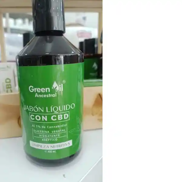 Oil Green Jabon Liquido Con El 1% de Cannabidiol