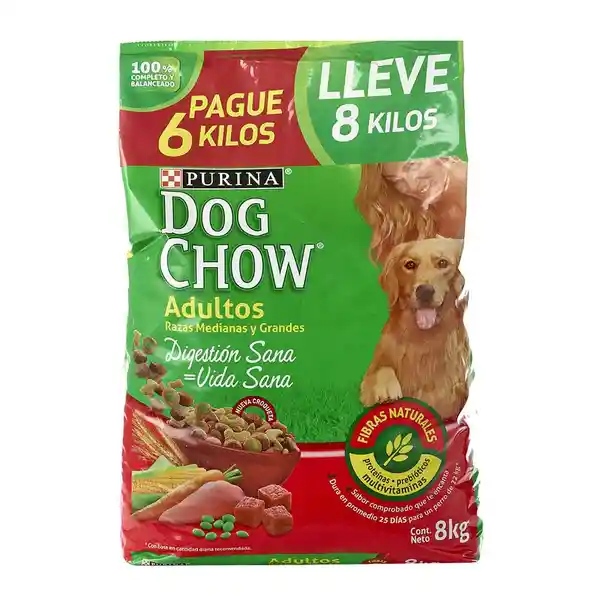 Dog Chow Alimento Para Perro Seco Adulto Raza Mediana