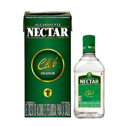 Aguardiente Nectar Verde Litro + Aguardiente Nectar Verde 375