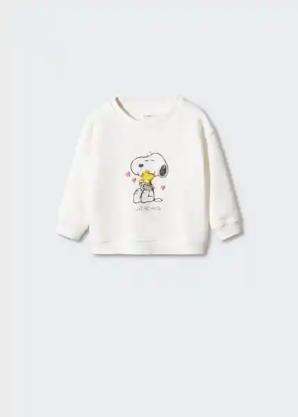 Buzo Sudadera Coolb Off White Talla 67 Niña Mango