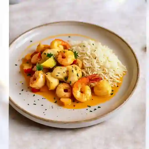 Cazuela De Pulpo Y Camaron Gratinado