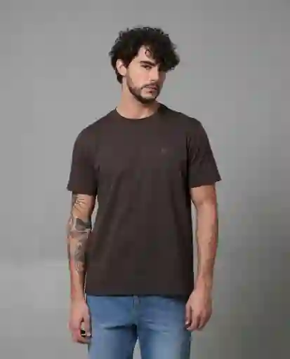 Camiseta Hombre Cafe L 100G001_CAF190814 Rifle