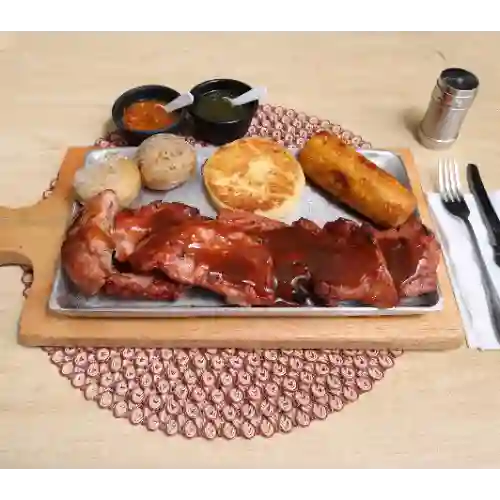 Costillas Bbq - Gratis Sopa y Limonada