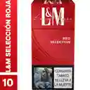 L&M Selección Roja x 10 Cigarrillos