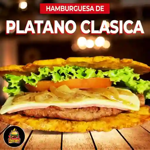 Hamburguesa de Plátano Clásica