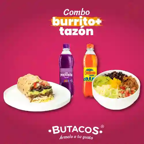 Combo Burrito + Tazon + 2 Bebidas