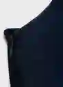 Top Creta Tejano Oscuro Talla L Mujer Mango