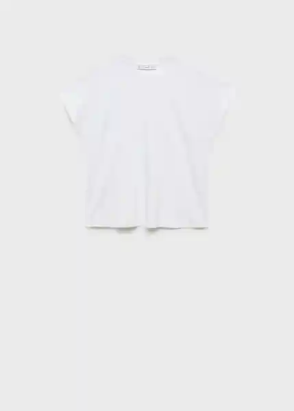 Camiseta Sevilla Blanco Talla XS Mujer Mango