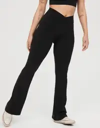 Leggings Regular Aerie Negro Talla XS American Eagle