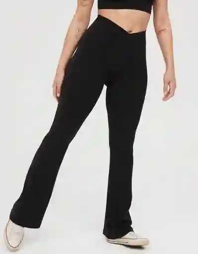 Leggings Regular Aerie Negro Talla XS American Eagle