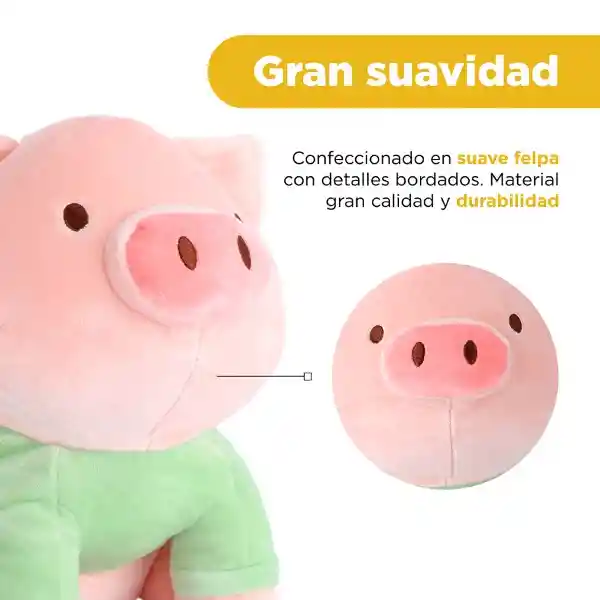 Peluche 12In Gigi Con Disfraz de Rana Mini Family Miniso