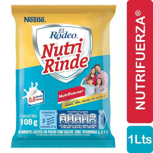 Nutri Rinde Alimento Lácteo en Polvo