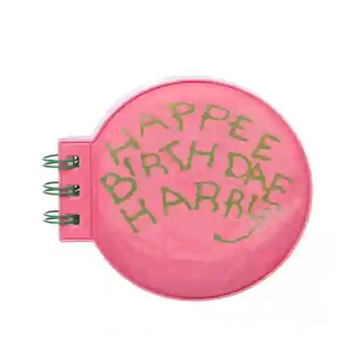 Libreta Argollada Hagrid Cake Relieve Serie Harry Potter Miniso