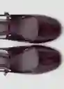 Zapatos Ada Burdeos Talla 36 Mujer Mango