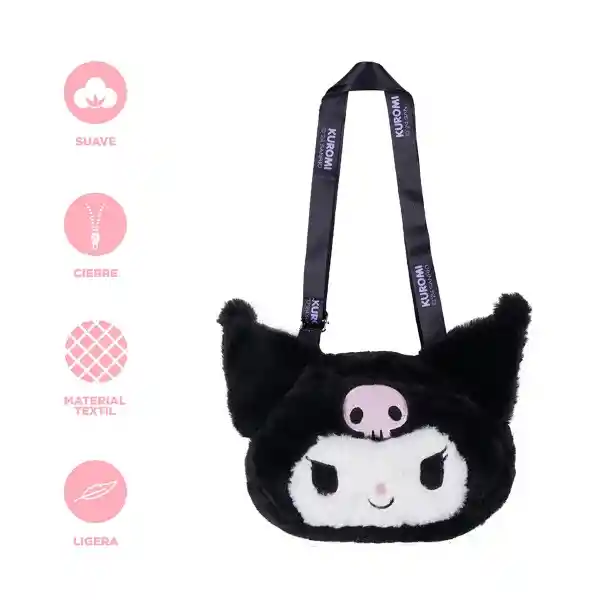 Bolsa Crossbody Kuromi 8In Serie Sanrio Miniso