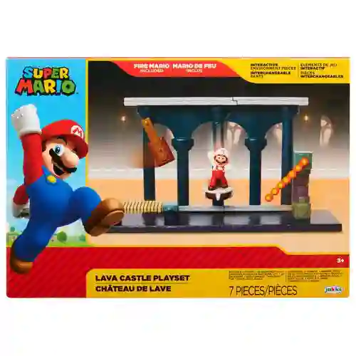 Videojuego Súper Mario Set de Juego Castillo de Lava Nintendo