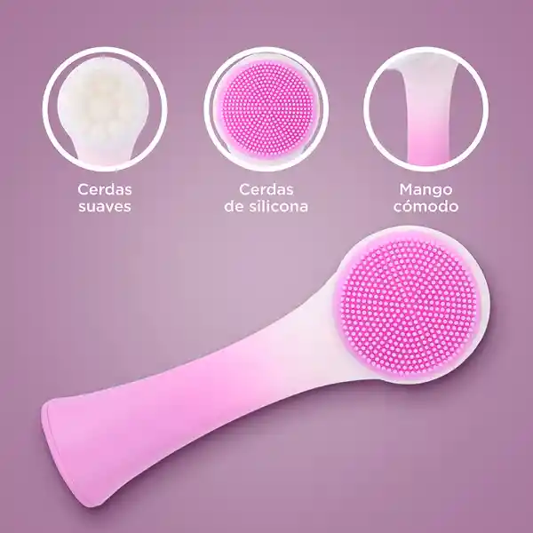 Cepillo de Limpieza Facial de Dos Cabezas Con Degradado Miniso