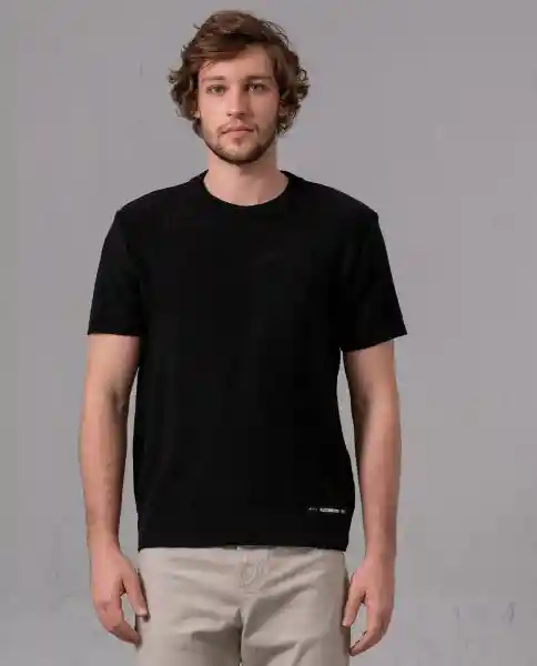 Camiseta Comfort Hombre Negro Sombrio Ultraoscuro M 87014 Rifle
