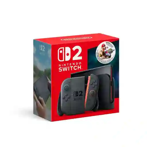 Nintendo Consola Switch 2 Oled 256Gb Negro + Juego Mario Kart