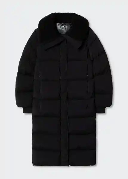 Anorak Cruella Negro Talla Xs Mujer Mango