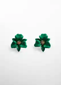 Pendientes Eva Verde Talla 99 Mujer Mango