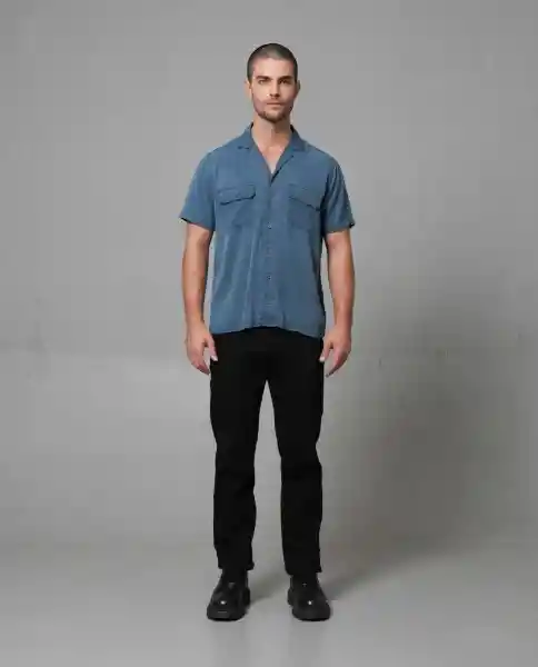 Camisa Hombre Azul M 112G010_AZU184028 Rifle