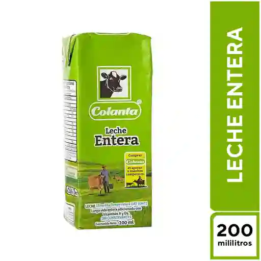 Colanta Leche Entera 200 ml