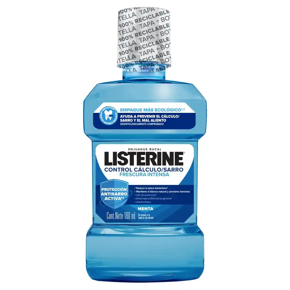 Enjuague Bucal LISTERINE Control Calculo 180 ML