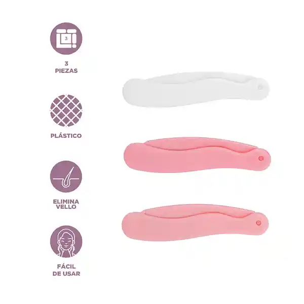 Perfilador Plegable Para Cejas Peach Pink Miniso